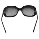 CHANEL Sunglasses plastic Black CC Auth ka1104-3