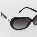 CHANEL Sunglasses plastic Black CC Auth ka1104-6