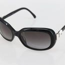 CHANEL Sunglasses plastic Black CC Auth ka1104-7