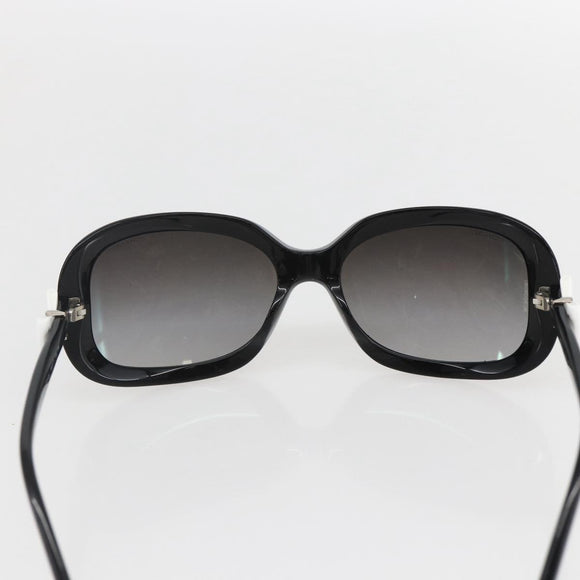 CHANEL Sunglasses plastic Black CC Auth ka1104