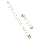 Christian Dior Necklace metal 2 Set Gold Auth ka1107-1