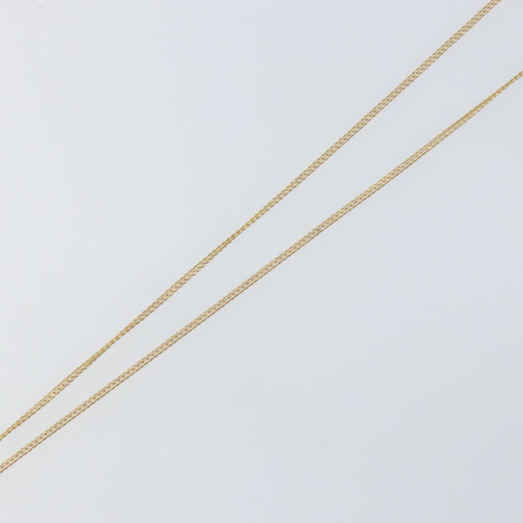 Christian Dior Necklace metal 2 Set Gold Auth ka1107