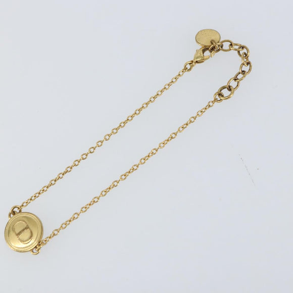 Christian Dior Necklace metal 2 Set Gold Auth ka1107