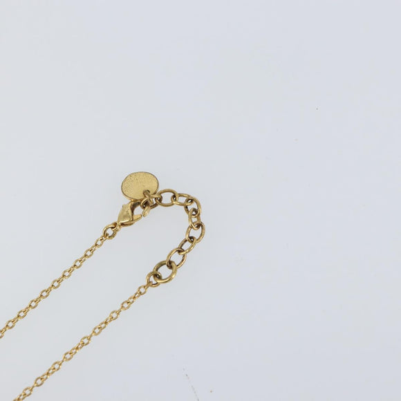 Christian Dior Necklace metal 2 Set Gold Auth ka1107