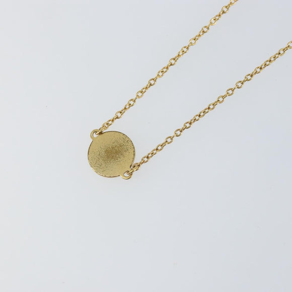 Christian Dior Necklace metal 2 Set Gold Auth ka1107