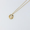 Christian Dior Necklace metal 2 Set Gold Auth ka1107-3