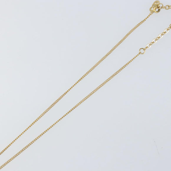 Christian Dior Necklace metal 2 Set Gold Auth ka1107