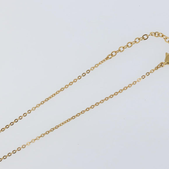 Christian Dior Necklace metal Gold Auth ka1108