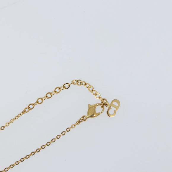 Christian Dior Necklace metal Gold Auth ka1108