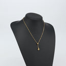 Christian Dior Necklace metal Gold Auth ka1108-14