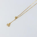 Christian Dior Necklace metal Gold Auth ka1108-3
