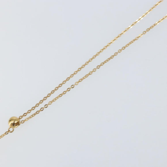 Christian Dior Necklace metal Gold Auth ka1108