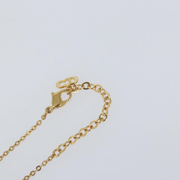 Christian Dior Necklace metal Gold Auth ka1108