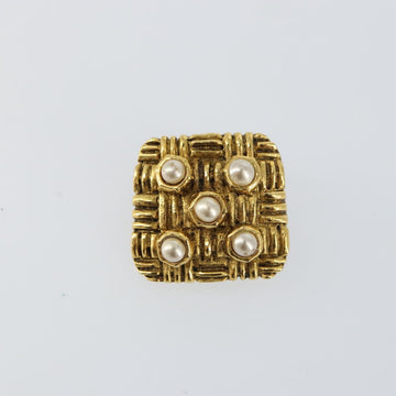 CHANEL Earring metal Gold CC Auth ka1109 - 0