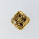 CHANEL Earring metal Gold CC Auth ka1109-6