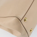 Salvatore Ferragamo Shoulder Bag Leather Gold Beige Auth ka111-16