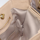 Salvatore Ferragamo Shoulder Bag Leather Gold Beige Auth ka111-18