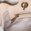Salvatore Ferragamo Shoulder Bag Leather Gold Beige Auth ka111-20
