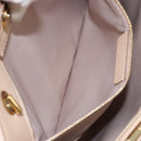 Salvatore Ferragamo Shoulder Bag Leather Gold Beige Auth ka111-21