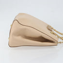 Salvatore Ferragamo Shoulder Bag Leather Gold Beige Auth ka111-3