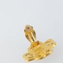 CHANEL Earring metal Gold CC Auth ka1110-10