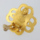 CHANEL Earring metal Gold CC Auth ka1110-11