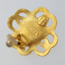 CHANEL Earring metal Gold CC Auth ka1110-6