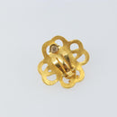 CHANEL Earring metal Gold CC Auth ka1110-8