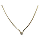 Christian Dior Necklace metal Gold Tone Auth ka1111-1