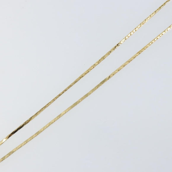 Christian Dior Necklace metal Gold Tone Auth ka1111