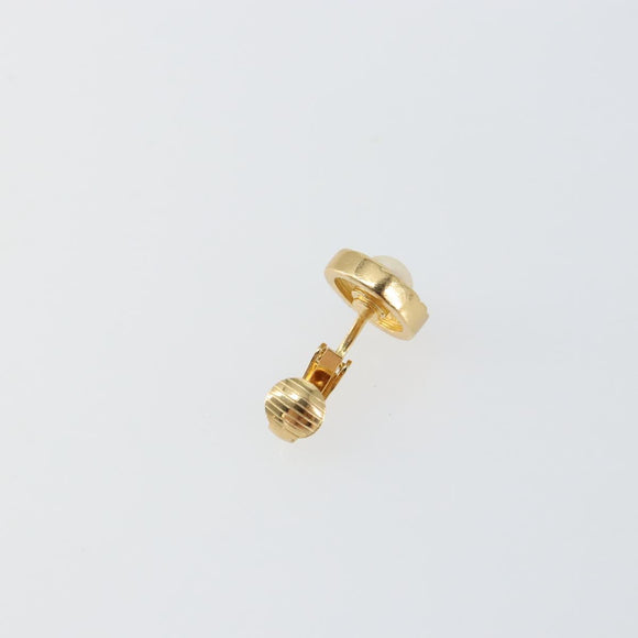 Christian Dior Earring metal Gold Auth ka1113