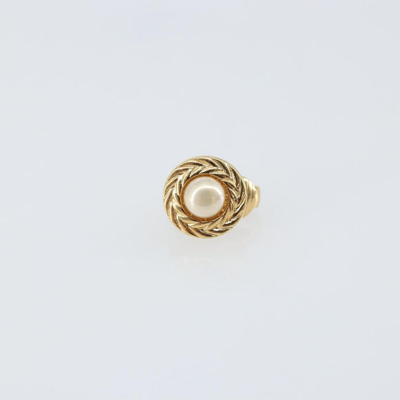 Christian Dior Earring metal Gold Auth ka1113