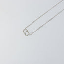 Christian Dior Necklace metal Silver Auth ka1114-10