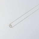 Christian Dior Necklace metal Silver Auth ka1114-11