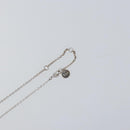 Christian Dior Necklace metal Silver Auth ka1114-14