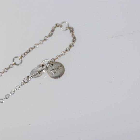 Christian Dior Necklace metal Silver Auth ka1114
