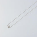 Christian Dior Necklace metal Silver Auth ka1114-4