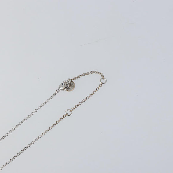 Christian Dior Necklace metal Silver Auth ka1114