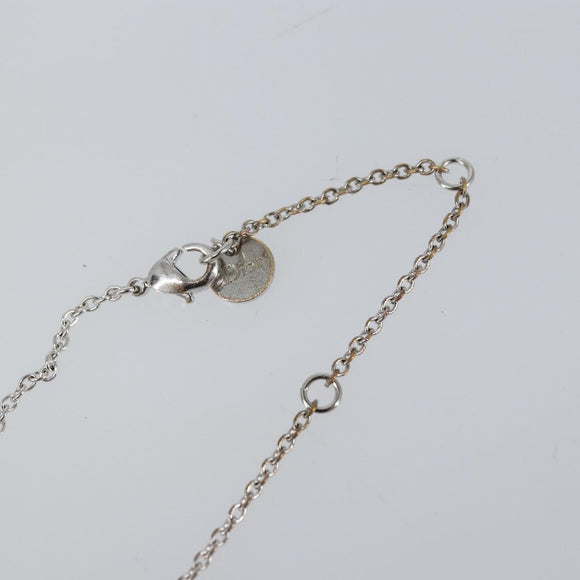 Christian Dior Necklace metal Silver Auth ka1114