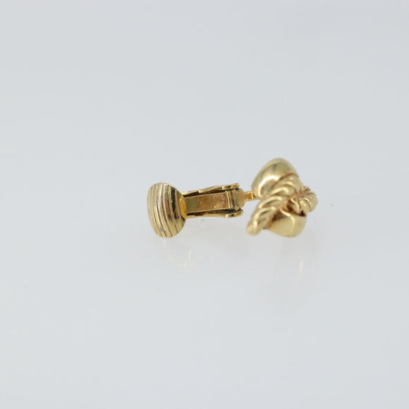 Christian Dior Earring metal Gold Auth ka1116