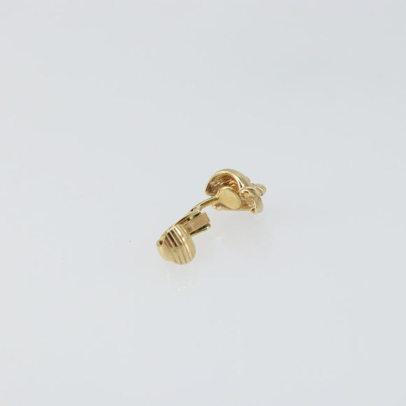Christian Dior Earring metal Gold Auth ka1116