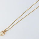 Christian Dior Necklace metal Gold CC Auth ka1117-10