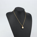 Christian Dior Necklace metal Gold CC Auth ka1117-13