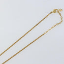 Christian Dior Necklace metal Gold CC Auth ka1117-6