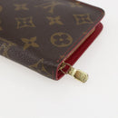 LOUIS VUITTON Monogram Cherry Porte Monnaie Zip Long Wallet M95006 Auth ka1118-15