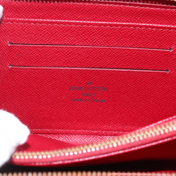 LOUIS VUITTON Monogram Cherry Porte Monnaie Zip Long Wallet M95006 Auth ka1118