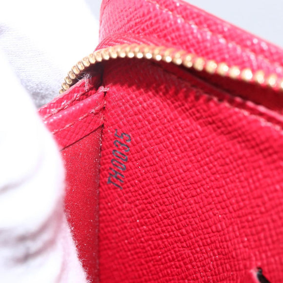LOUIS VUITTON Monogram Cherry Porte Monnaie Zip Long Wallet M95006 Auth ka1118