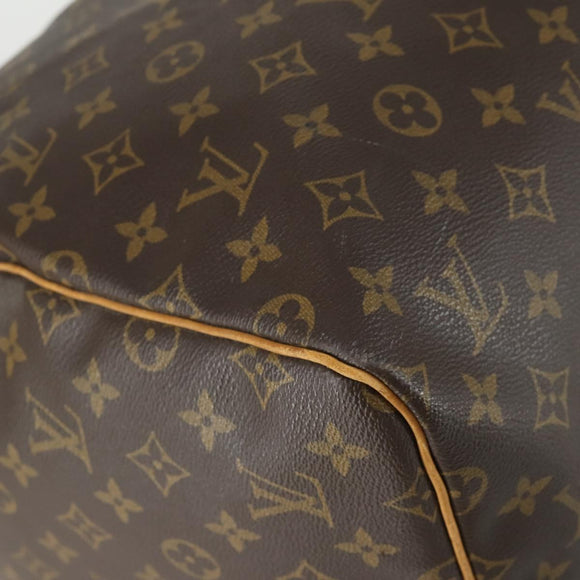 LOUIS VUITTON Monogram Keepall 55 Boston Bag M41424 LV Auth ka1119
