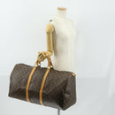 LOUIS VUITTON Monogram Keepall 55 Boston Bag M41424 LV Auth ka1119-21