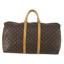 LOUIS VUITTON Monogram Keepall 55 Boston Bag M41424 LV Auth ka1119-13